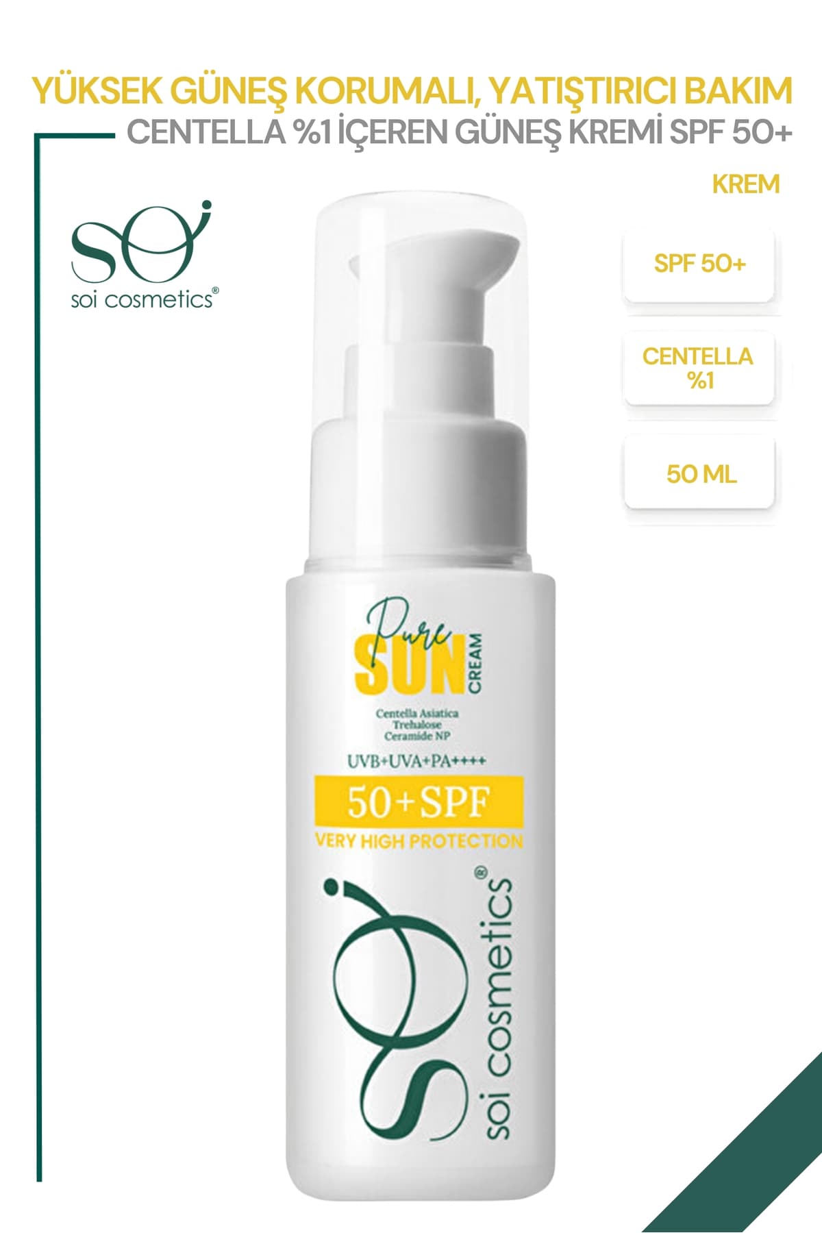 Soi Pürüzsüz Cilt Seti - AHA BHA Peeling Serum + SPF 50+ Güneş Kremi 2'li Set